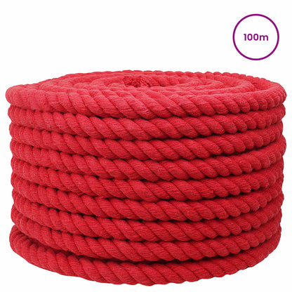 Rope Red 1.6 x 1.6 x 10000 cm Cotton
