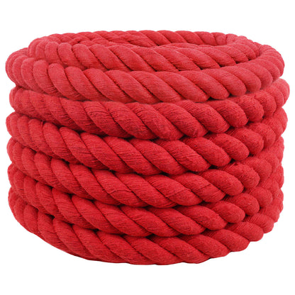 Rope Red 3 x 3 x 2500 cm Cotton