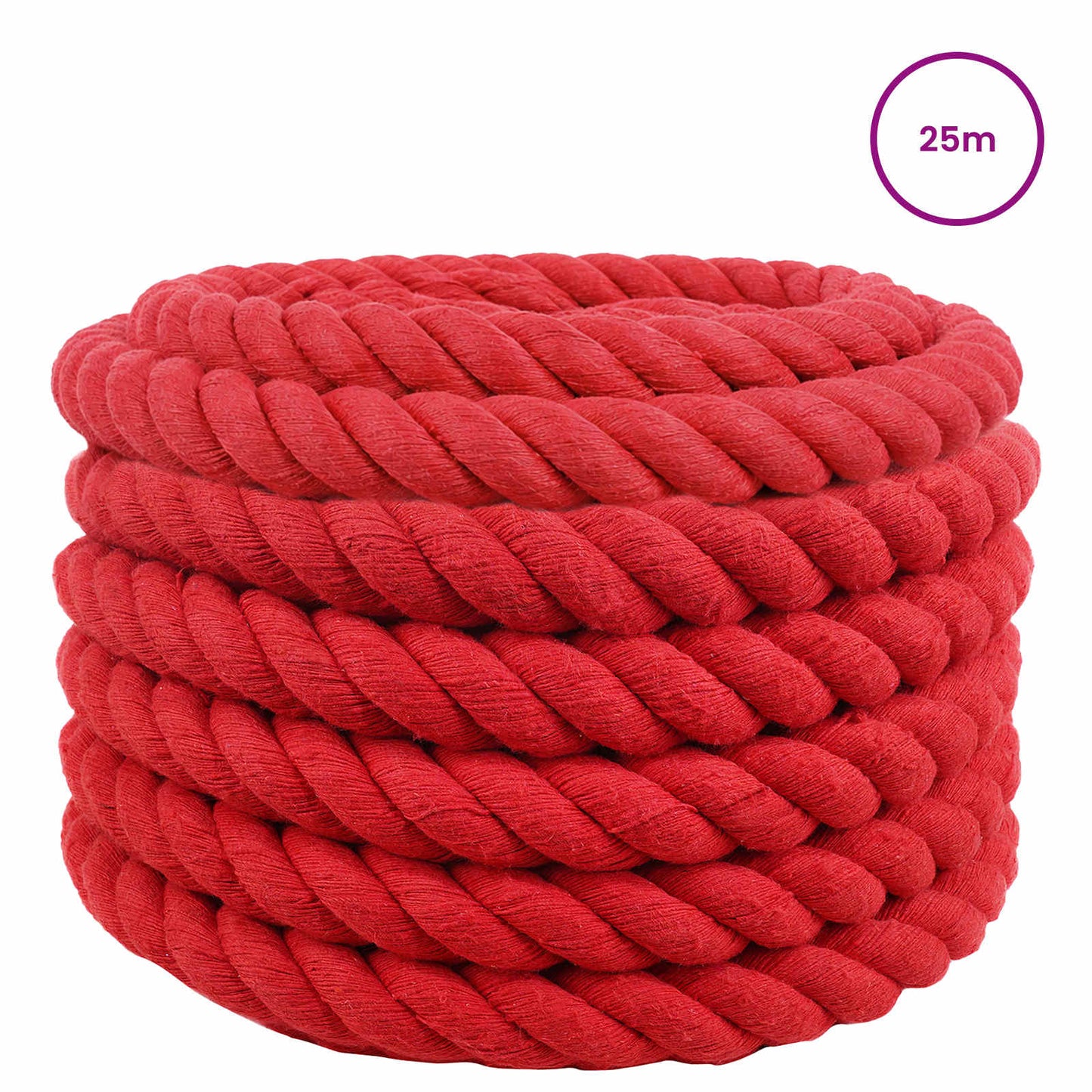 Rope Red 3.6 x 3.6 x 2500 cm Cotton