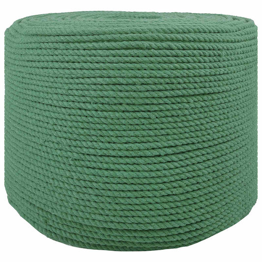 Cotton Twine 10 pcs 2 mm 100 m Green 100% Cotton