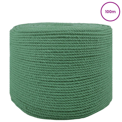 Rope Green 0.4 x 0.4 x 10000 cm Cotton