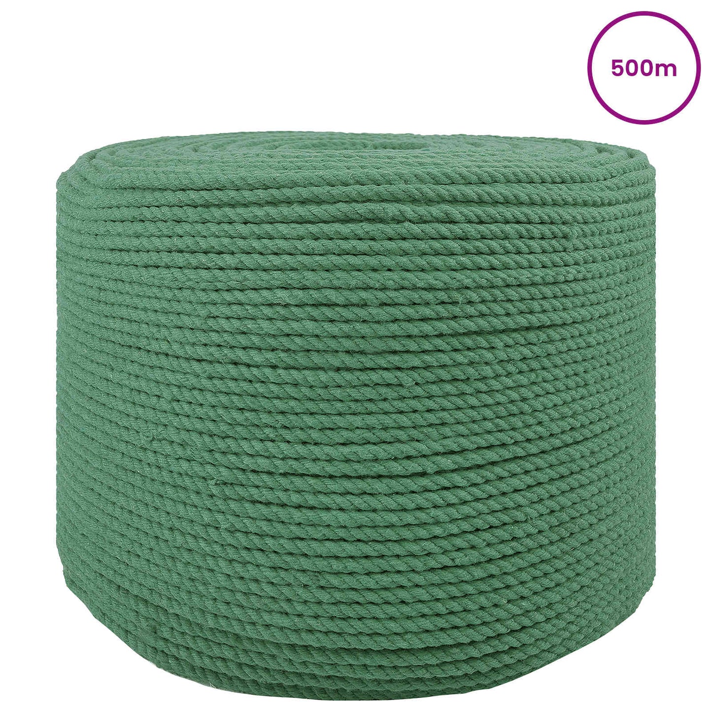 Rope Green 0.6 x 0.6 x 50000 cm Cotton