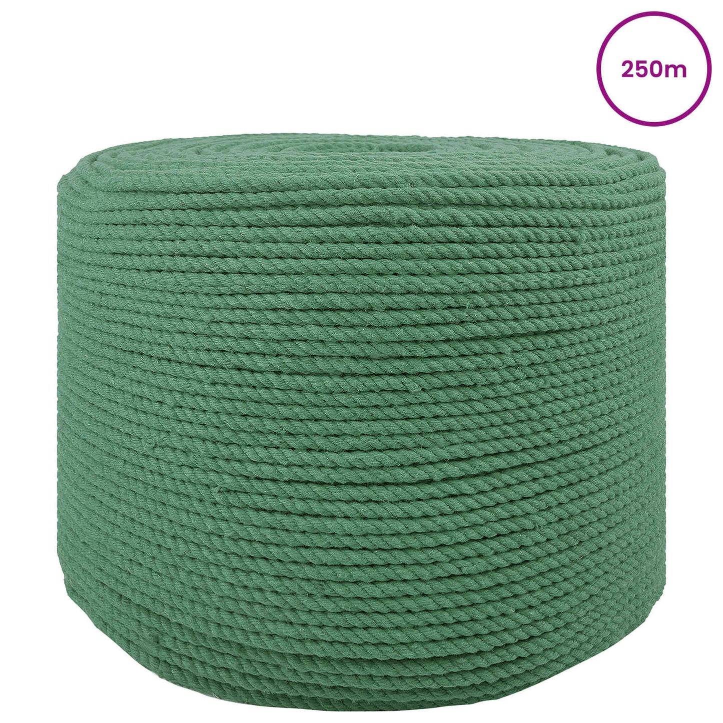 Rope Green 0.8 x 0.8 x 25000 cm Cotton