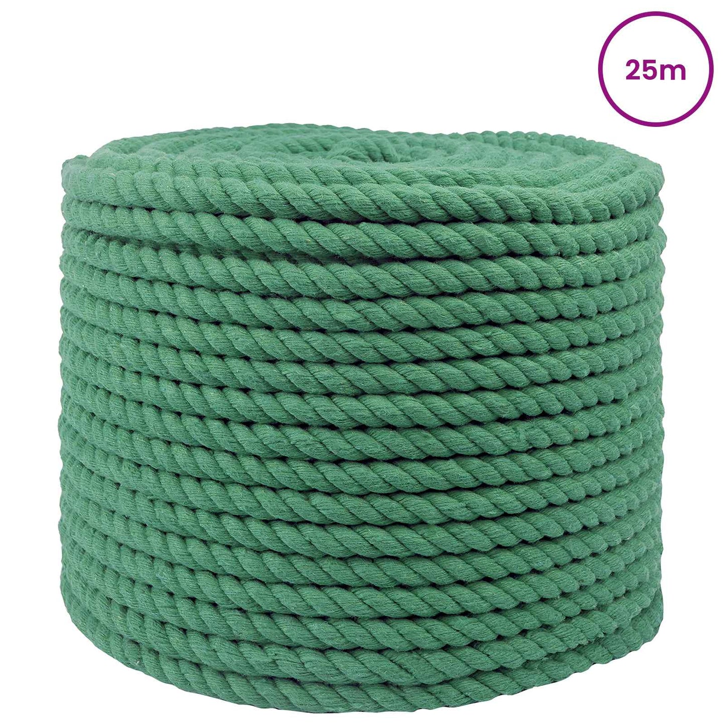 Rope Green 1.4 x 1.4 x 2500 cm Cotton