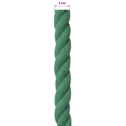 Rope Green 2 x 2 x 10000 cm Cotton