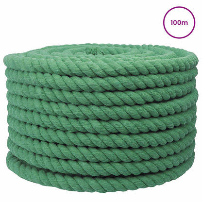 Rope Green 2 x 2 x 10000 cm Cotton