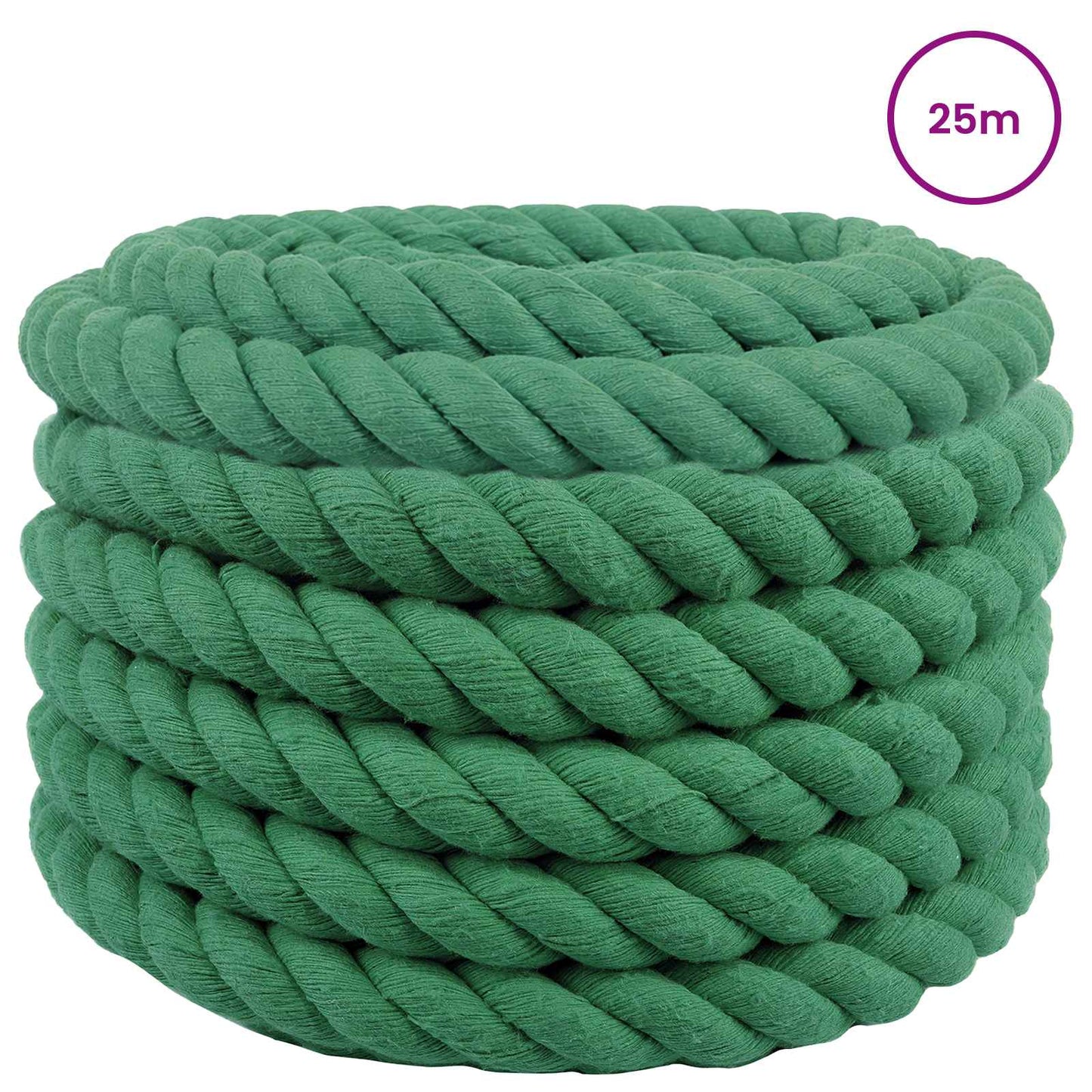 Rope Green 3.6 x 3.6 x 2500 cm Cotton