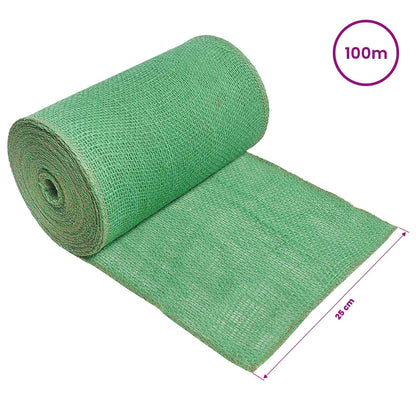 Jute Roll Green 25 x 10000 cm