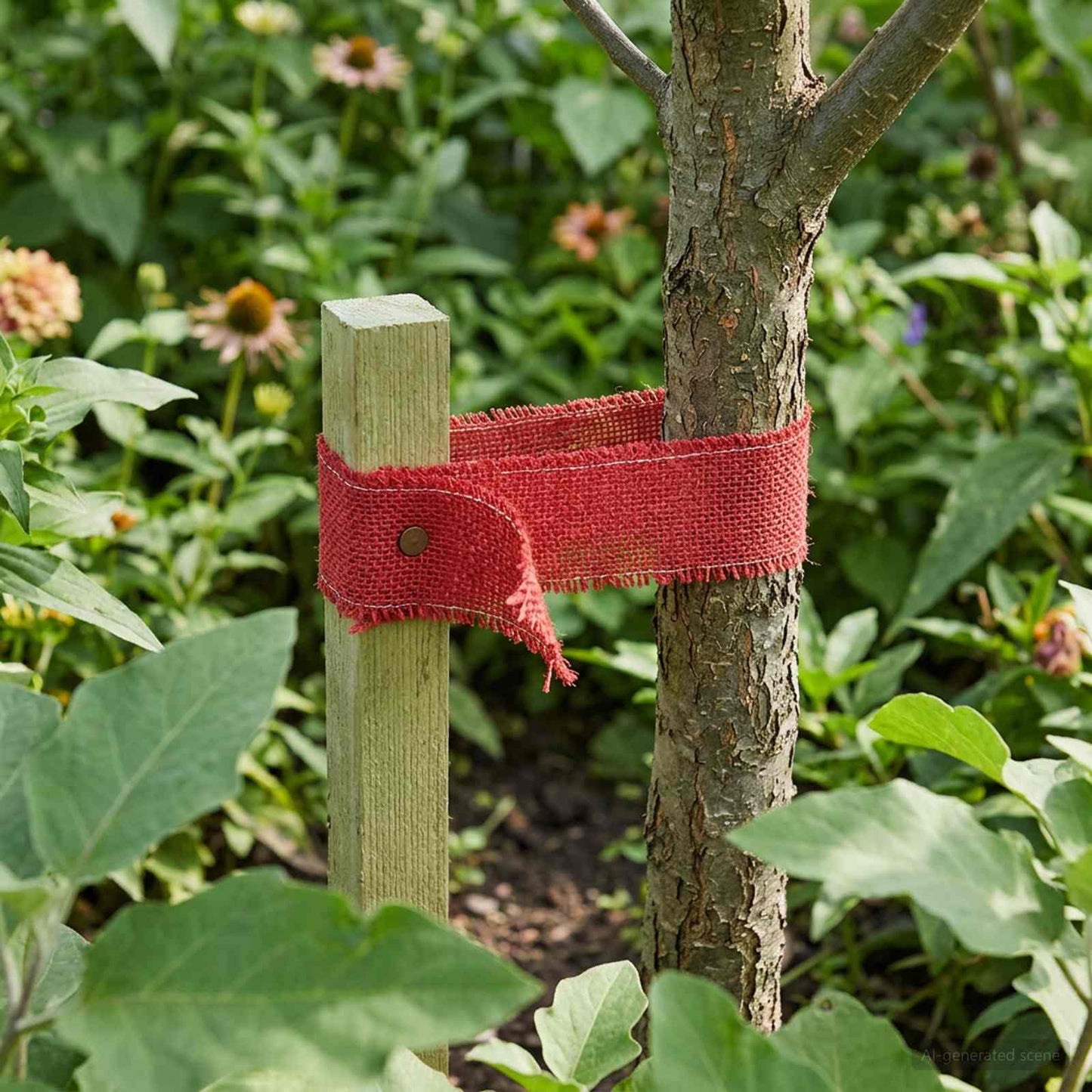 Jute Roll 10 x 10000 cm Red