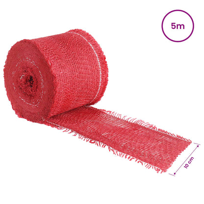 Jute Roll Red 10 x 500 cm