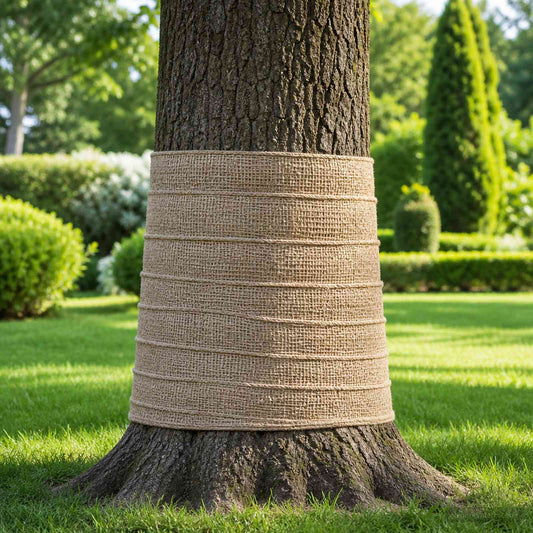 Garden Jute Netting 25 cm x 5 m 90 gsm 100% Tossa Jute Natural