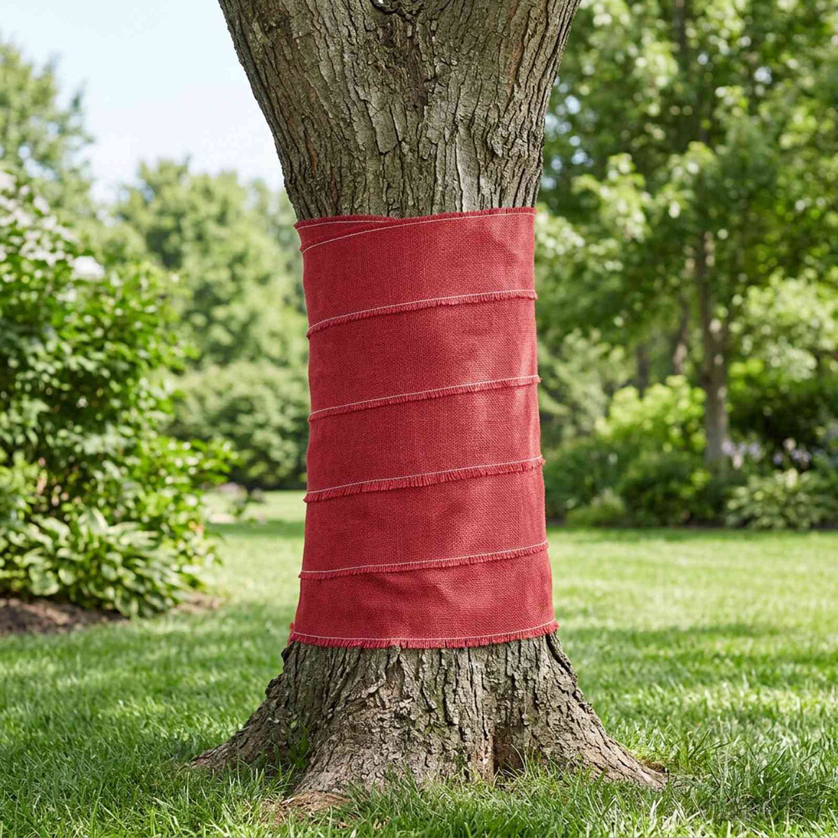 Jute Roll 200 x 500 cm Red