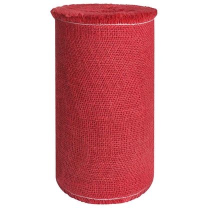 Jute Roll 25 x 10000 cm Red