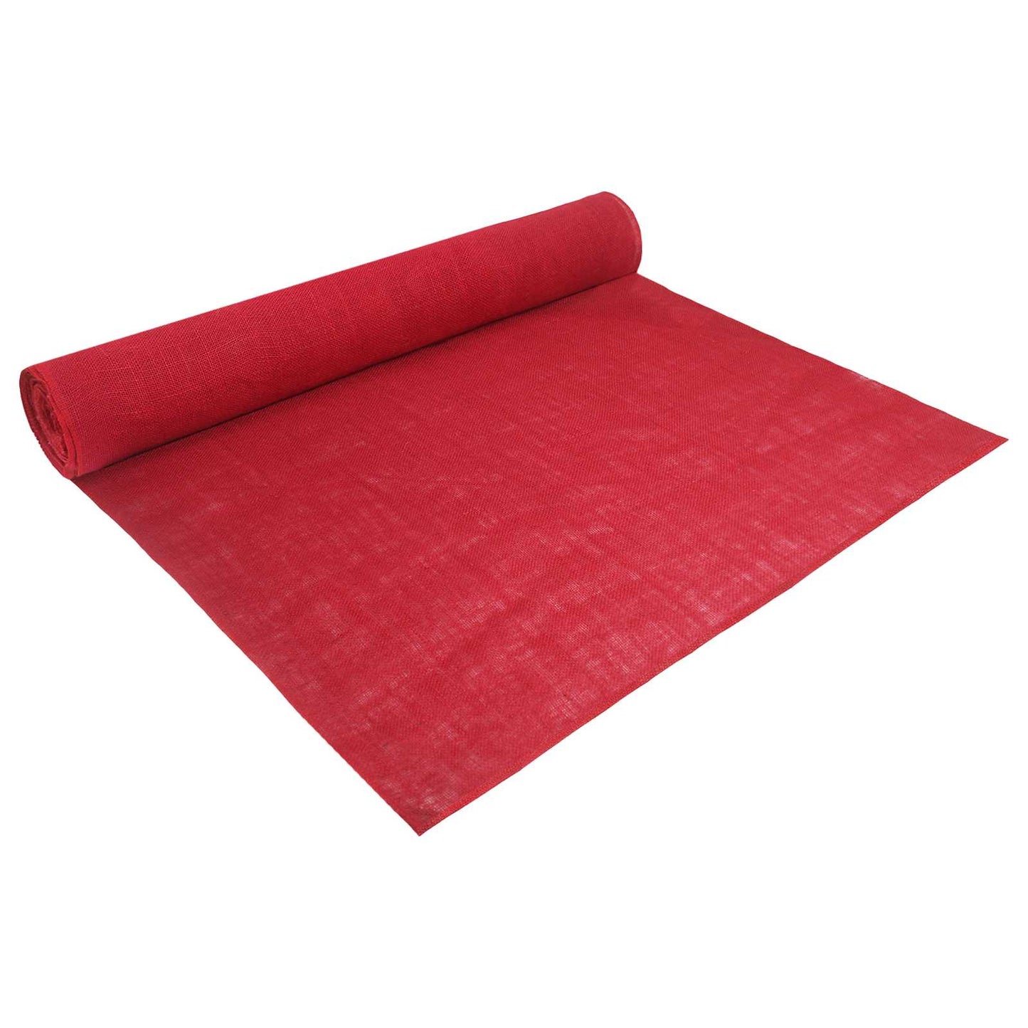 Jute Roll 100 x 500 cm Red