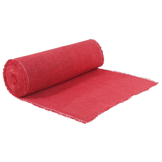 Jute Roll 160 x 2500 cm Red