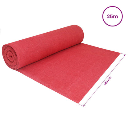 Jute Roll 200 x 2500 cm Red