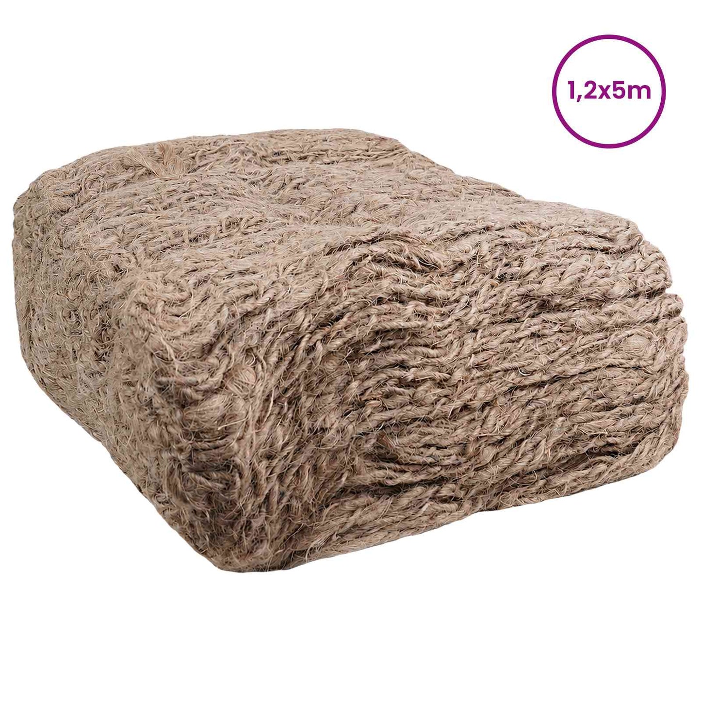 Jute Embankment Mat Natural 1.2 x 5 m 100% Tossa Jute