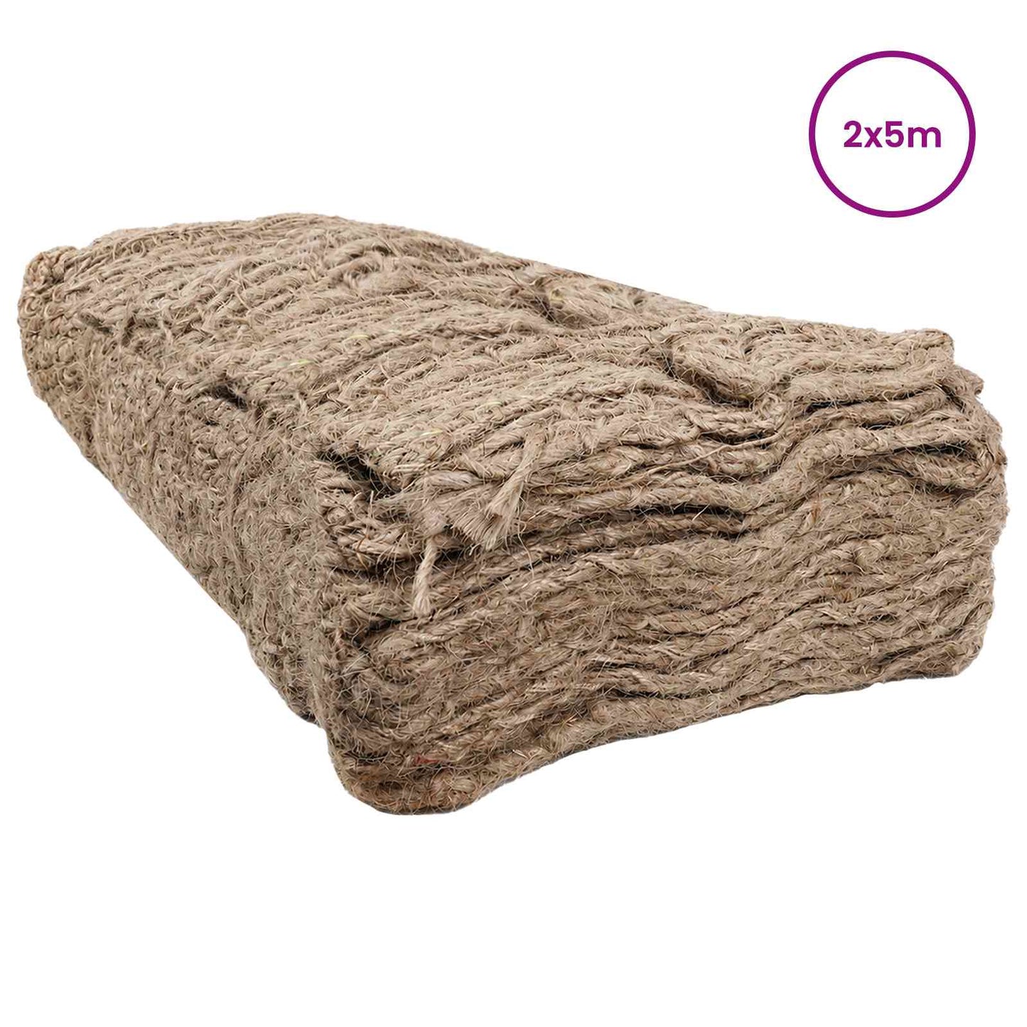 Jute Embankment Mat Natural 2 x 5 m 100% Tossa Jute