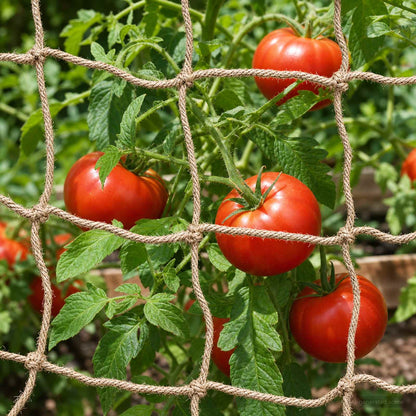 Jute Plant Support Netting Natural 1 x 5 m 100% Tossa Jute