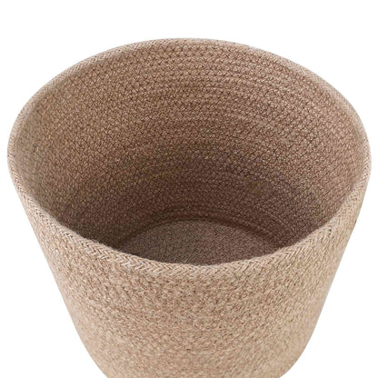 Plant Pot Set 2 pcs Natural Ø 21 x 21 cm 100% Tossa Jute