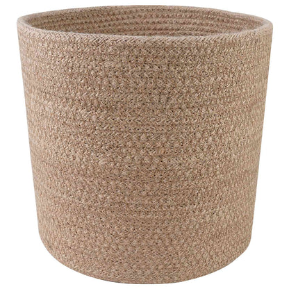 Plant Pot Set 2 pcs Natural Ø 21 x 21 cm 100% Tossa Jute