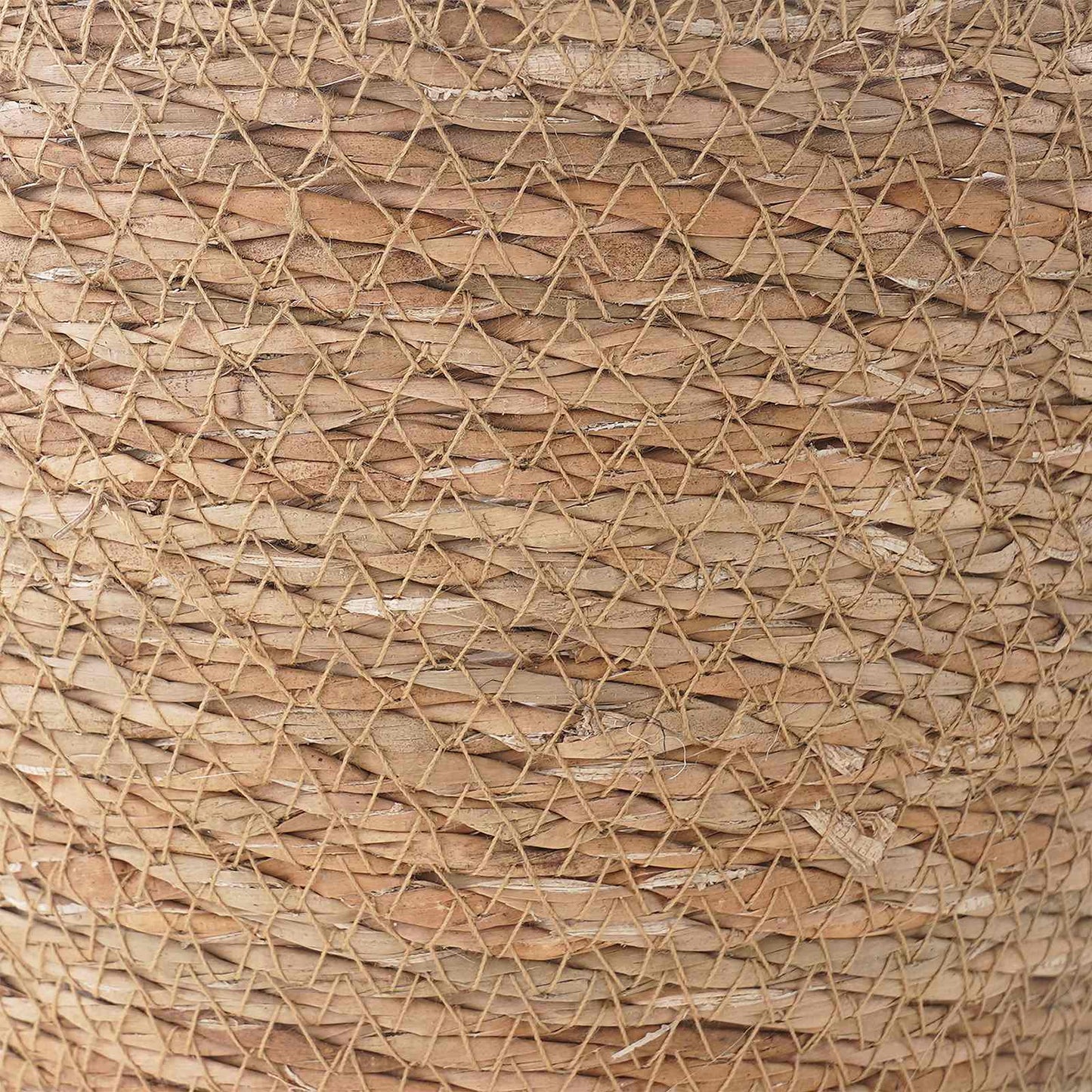 Seagrass Plant Baskets 3 pcs Natural Ø26 x 19 cm 100% Seagrass