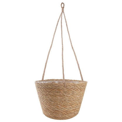 Seagrass Plant Baskets 3 pcs Natural Ø26 x 19 cm 100% Seagrass