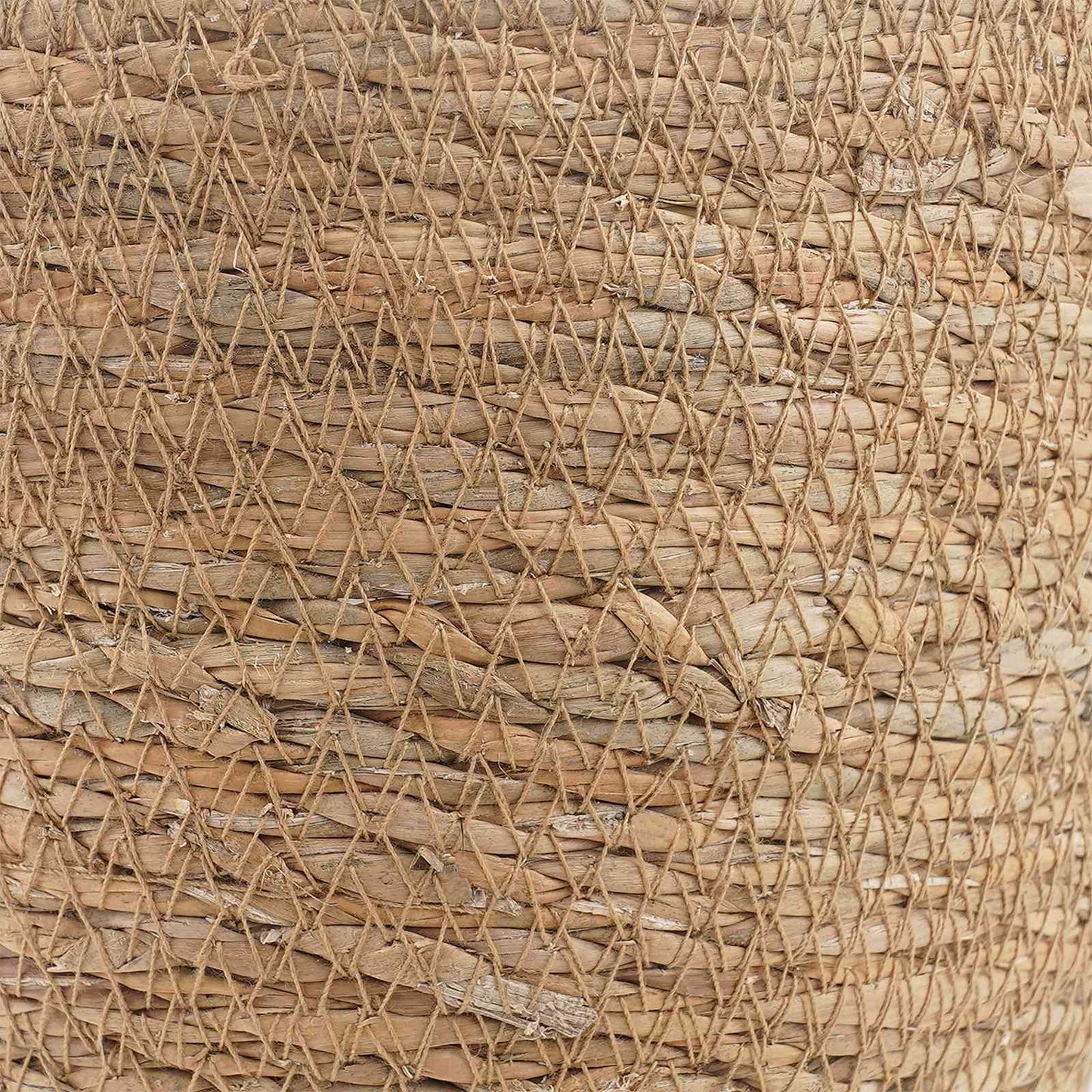 Seagrass Plant Baskets 3 pcs Natural Ø26 x 19 cm 100% Seagrass