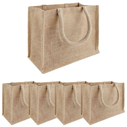 Jute Handbags 5 Natural 26 x 22 x 14 cm 100% Tossa Jute