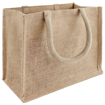 Jute Handbags 50 Natural 26 x 22 x 14 cm 100% Tossa Jute