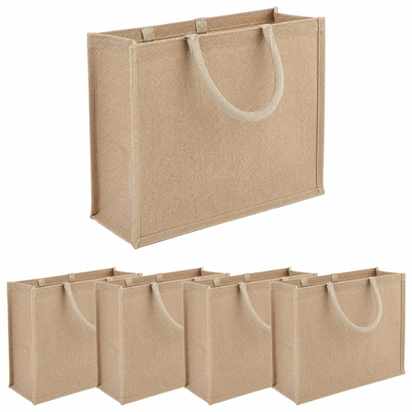 Jute Handbags 5 Natural 42 x 33 x 19 cm 100% Tossa Jute