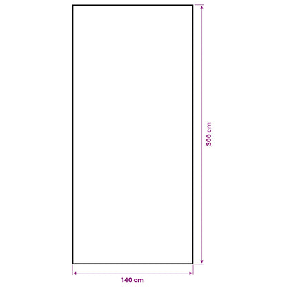 Jute Tablecloth Natural 140 x 300 cm 100% Tossa Jute