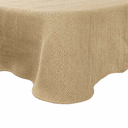 Jute Tablecloth Natural Ø 180 cm 100% Tossa Jute