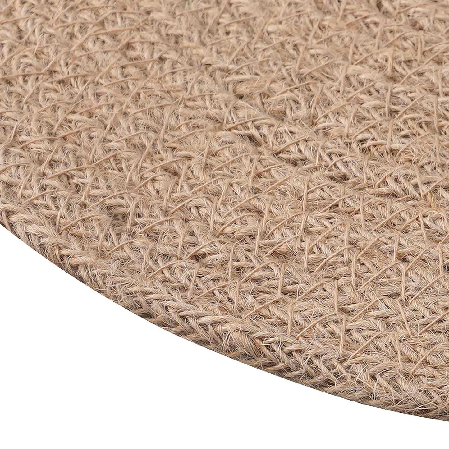 Jute Placemets 4 pcs Natural Ø 30 cm 100% Tossa Jute