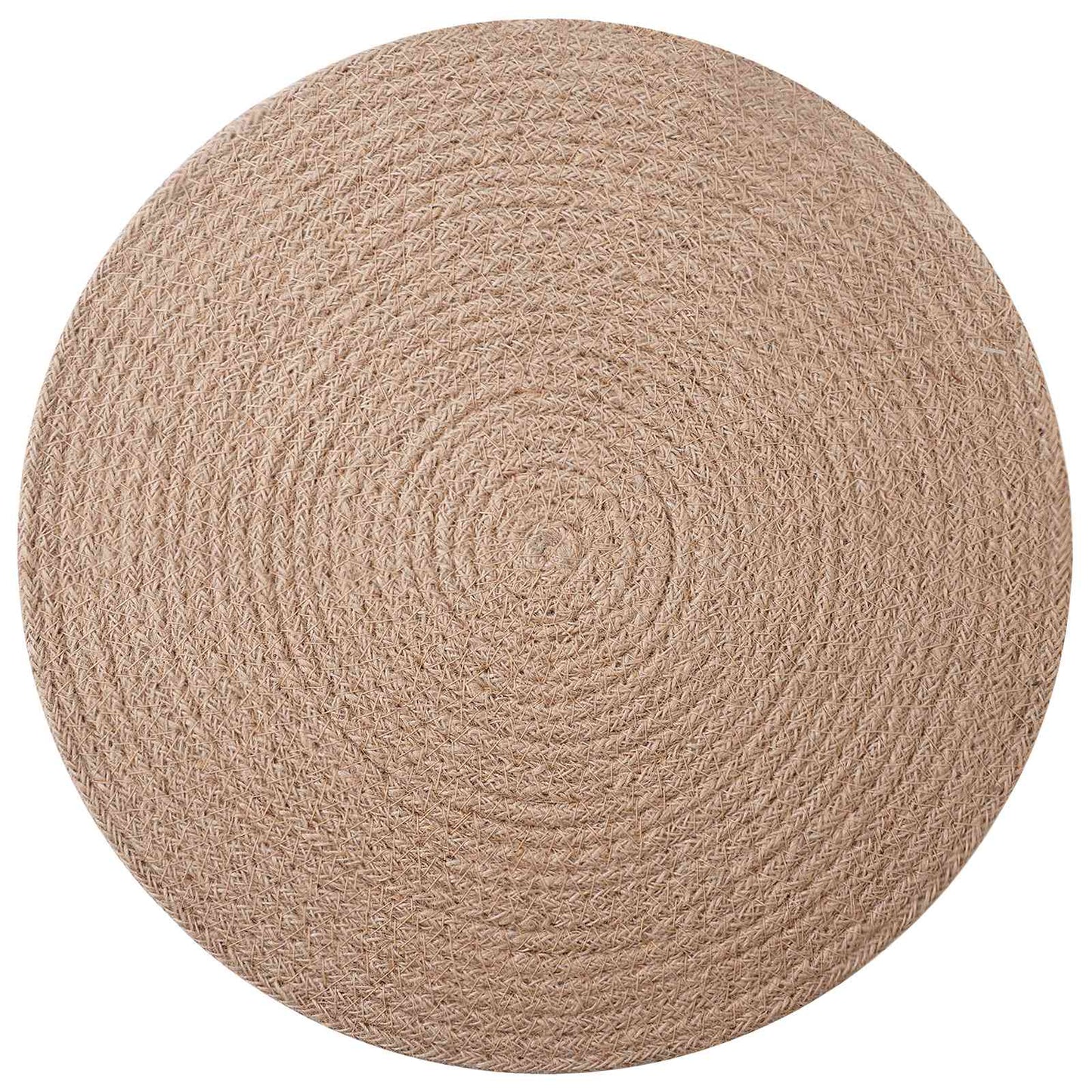 Jute Placemets 12 pcs Natural Ø 30 cm 100% Tossa Jute