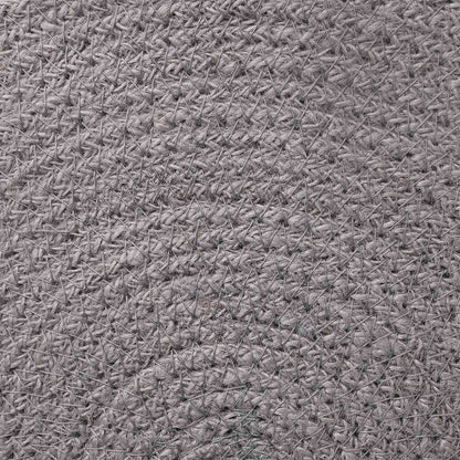 Jute Placemets 6 pcs Grey Ø 30 cm 100% Tossa Jute