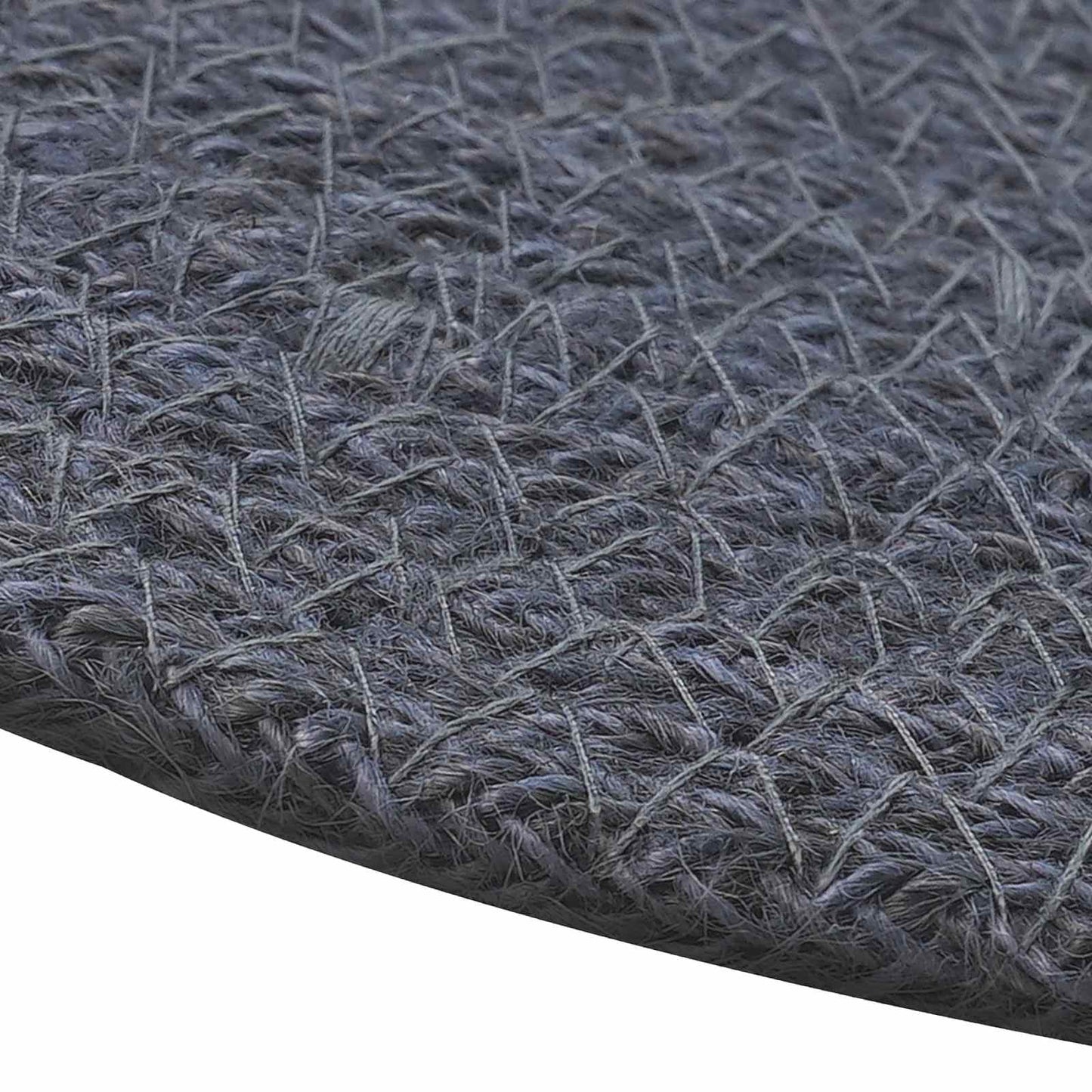 Jute Placemets 4 pcs Dark grey Ø 30 cm 100% Tossa Jute