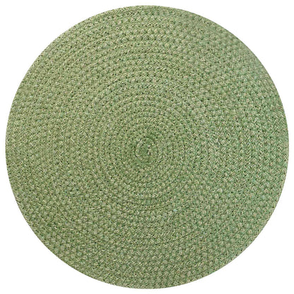 Jute Placemets 4 pcs Olive green Ø 30 cm 100% Tossa Jute