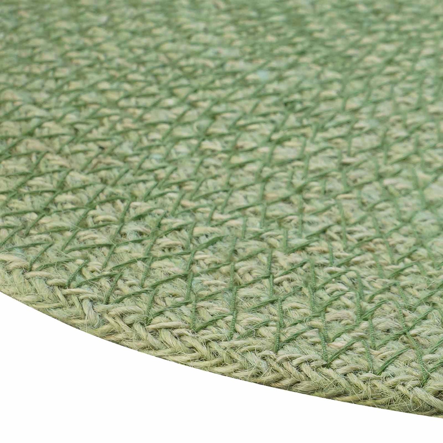 Jute Placemets 12 pcs Olive green Ø 30 cm 100% Tossa Jute