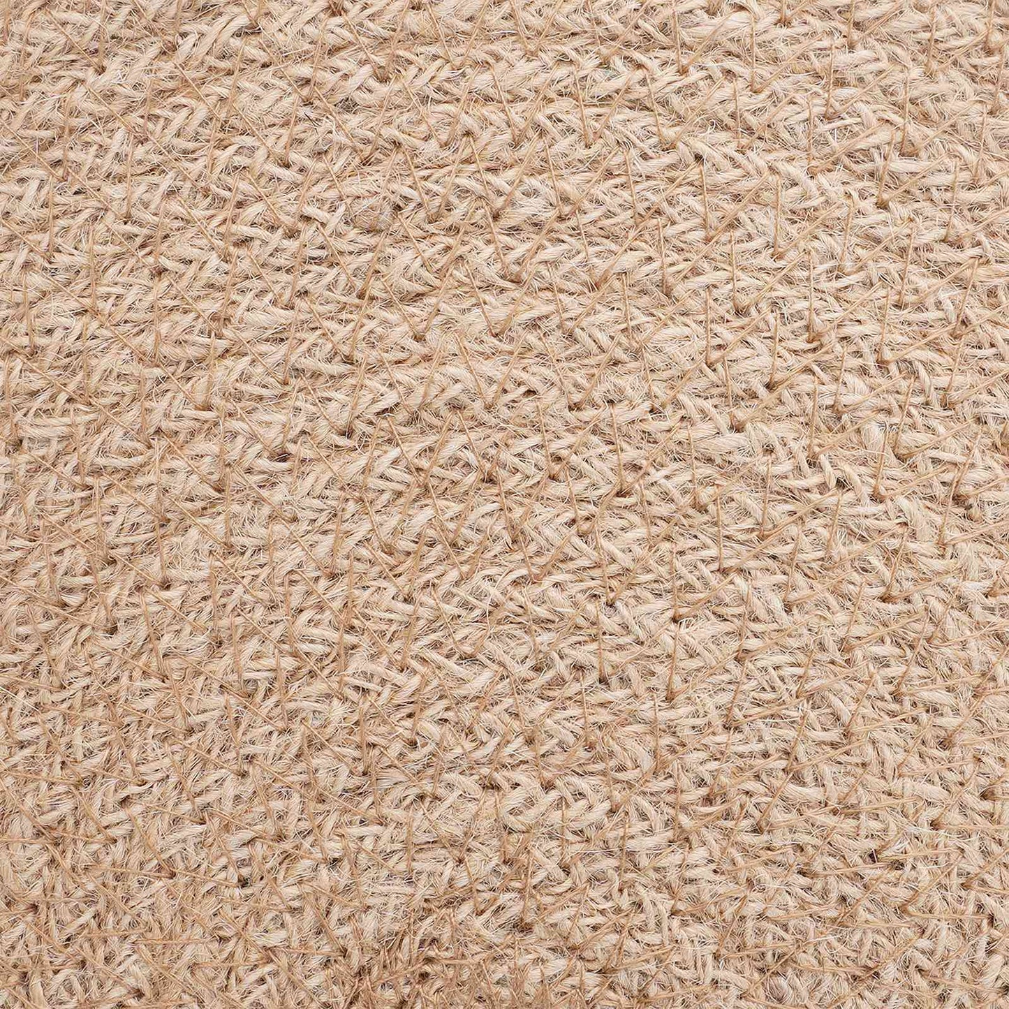 Jute Placemets 6 pcs Natural and Black Ø 30 cm 100% Tossa Jute