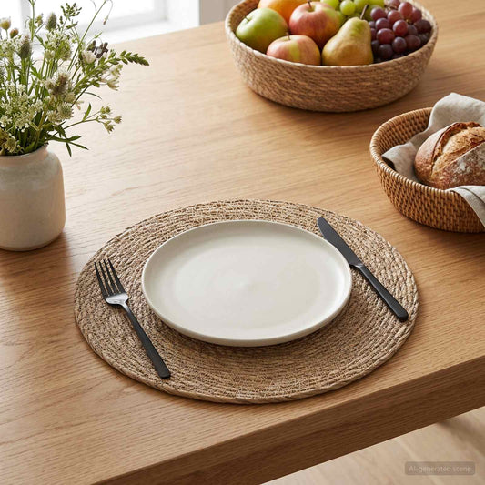 Seagrass Placemets 4 pcs Natural 100% Seagrass