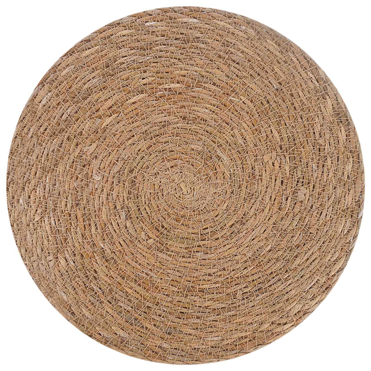 Seagrass Placemets 4 pcs Natural Ø 30 cm 100% Seagrass