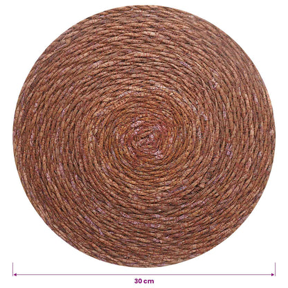 Seagrass Placemets 4 pcs Brown Ø 30 cm 100% Seagrass