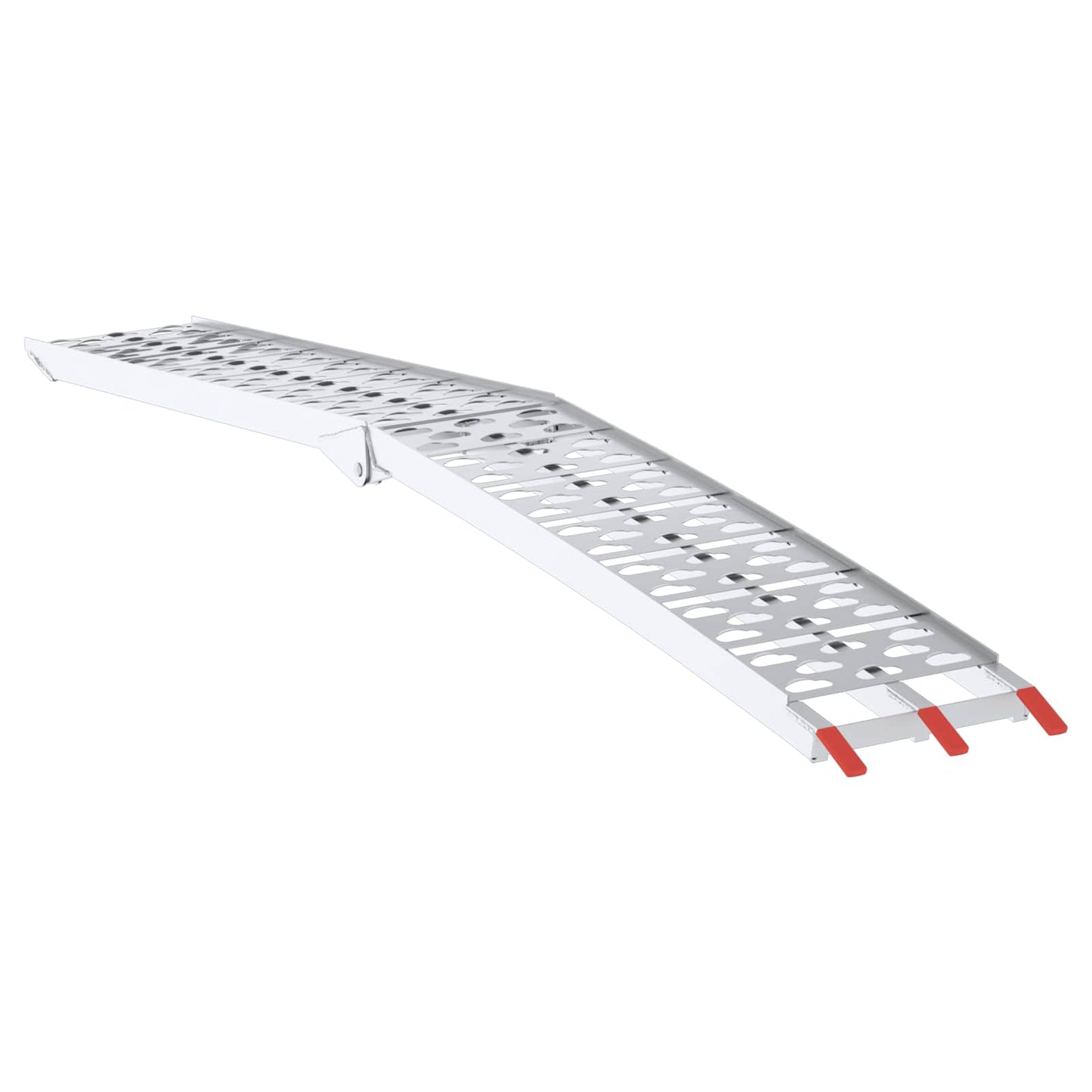 Foldable Motorcycle Ramp 340 kg per ramp 2 pcs Silver Aluminium