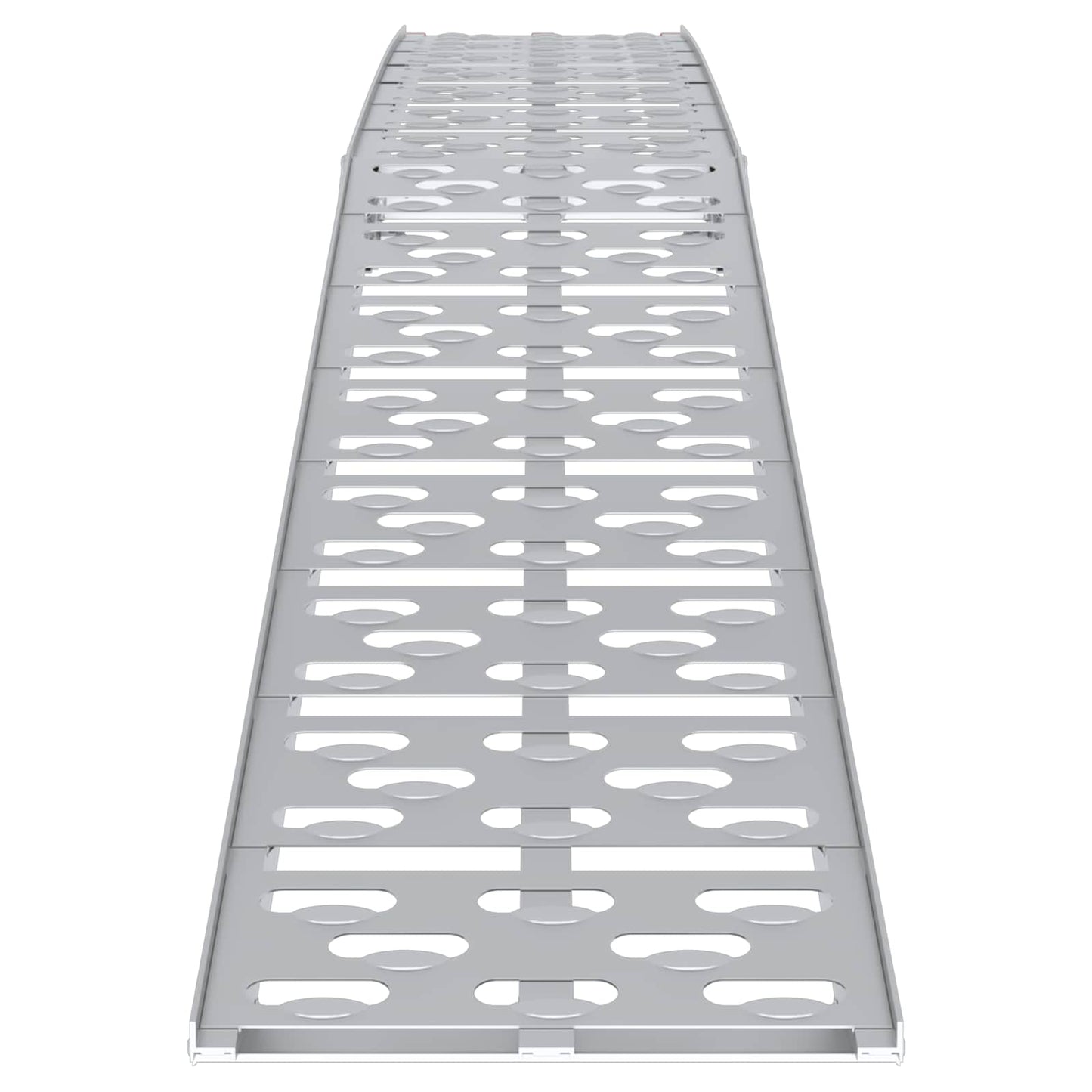 Foldable Motorcycle Ramp 340 kg per ramp 2 pcs Silver Aluminium