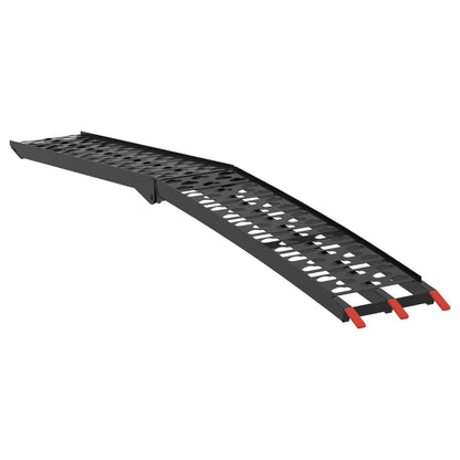 Foldable Motorcycle Ramp 340 kg per ramp 2 pcs Black
