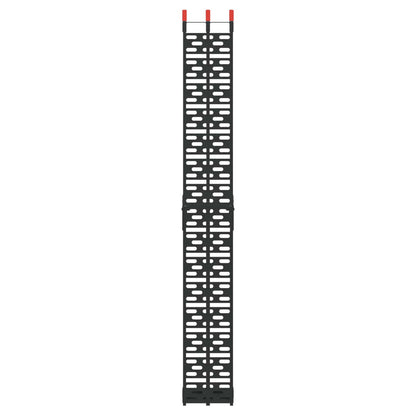Foldable Motorcycle Ramp 340 kg per ramp 2 pcs Black