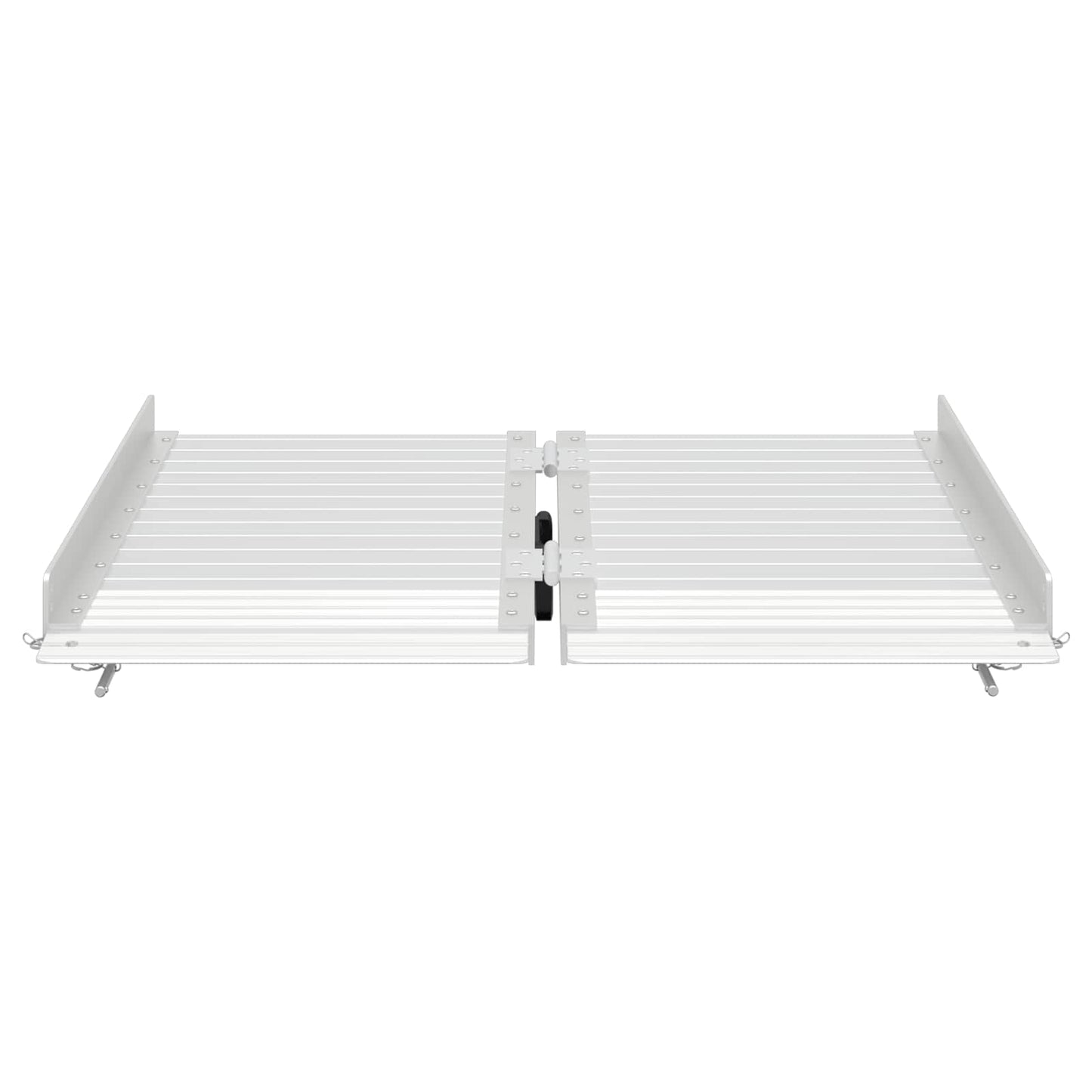 Wheelchair Ramp Folding Silver 62 x 73 x 5 cm Aluminium