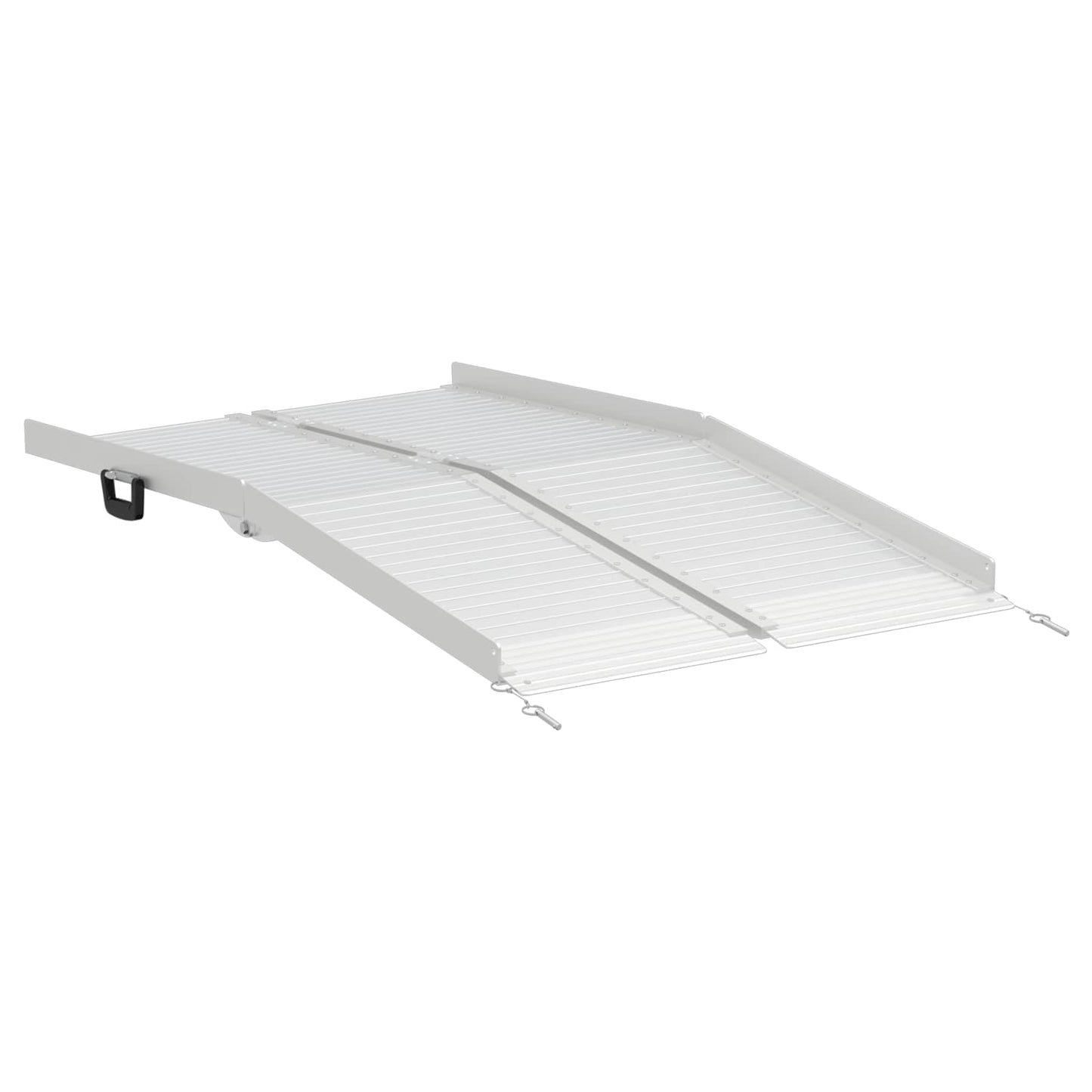 Ramp for Wheelchair 270 kg Silver 270 kg Aluminium
