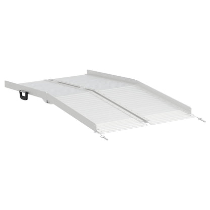 Ramp for Wheelchair 270 kg Silver 270 kg Aluminium